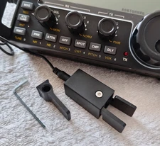 K25 Shortwave Radio CW Key Morse Code Single Paddle/Double Paddle Automatic Key