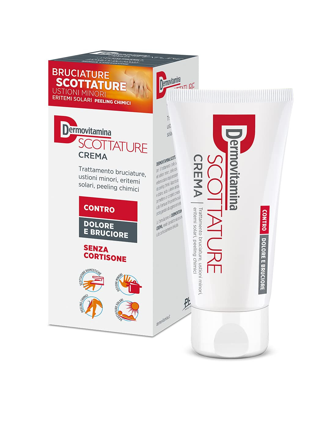 Crema Scottature Solari Dermovitamina SOS - Protezione Atleti 30ml