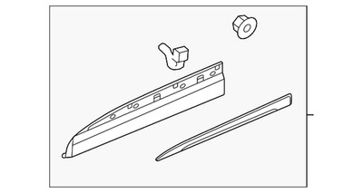 Genuine GM Body Side Molding 84900463