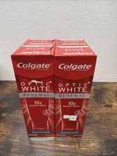 4 Pack: Colgate Optic White Renewal BRILLIANT SHINE Toothpaste Enamel Safe 3 oz