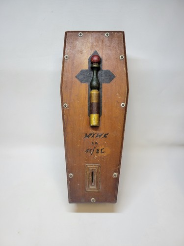 Art Militaire Militaria Boîte Cercueil Quille Tirelire Cagnotte Armée La 57ème - 第 2/15 張圖片