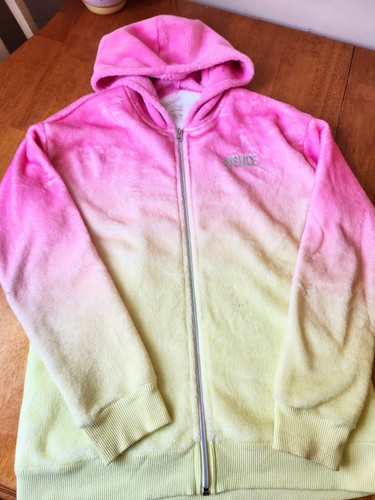 15 Piece Girls Big Kid Clothing Bundle Sherpa Lined Jogging, Tops, Hoodie, Dress - Picture 9 of 11