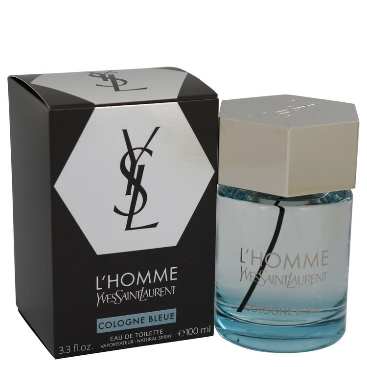 L Homme Cologne Bleue by Yves Saint Laurent YSL 3.4oz 100ml EDT Cologne for Men