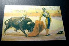 Old Postcards Bull Fighter. PB7