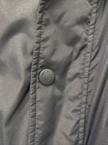 Vtg Eddie Bauer 90s Men’s Goose Down Ridgeline Puffer Jacket Blue Hooded Parka L - Picture 6 of 13