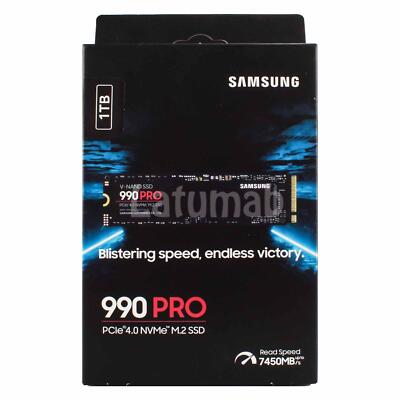 SAMSUNG SSD 990 PRO 500GB 1TB 2TB PCIe 4.0 NVMe M.2 Solid State