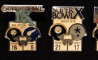Pittsburgh Steelers Set- First 4 NFL Super Bowl Starline Collector Pins, Vintage — photo 2