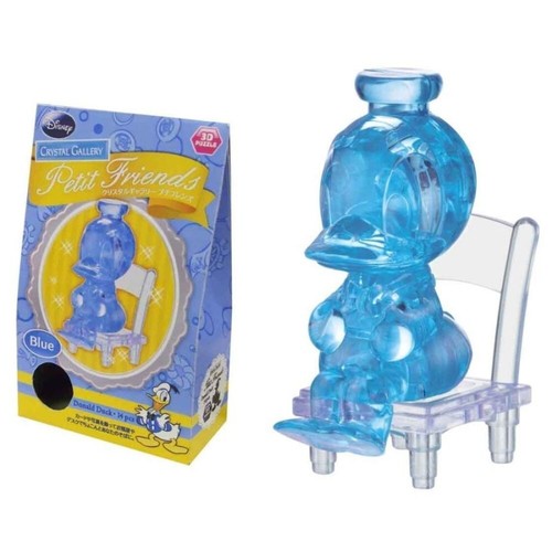 HANAYAMA Petit Friends Donald Duck Blue Crystal Gallery 14 Pcs Disney 3D Puzzle - Picture 18 of 24