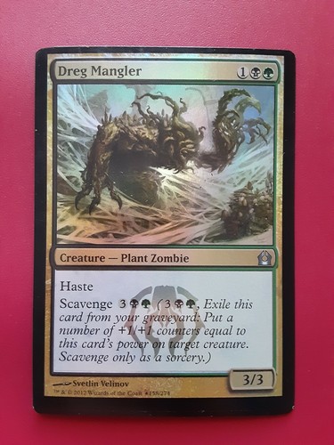 MTG Dreg Mangler Gift Box Promo FOIL MISCUT NM Near Mint Magic the Gathering - Picture 1 of 2