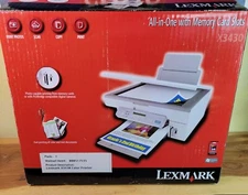 Lexmark X3430 All-in-one Inkjet Printer With Memory Card Slots New Open Box