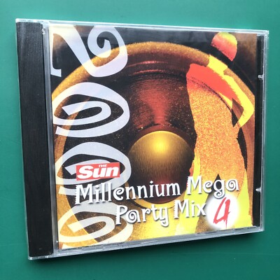 The Sun MILLENNIUM MEGA PARTY MIX 4 Electro Pop Rock Latin CD Aiya Napa SEALED