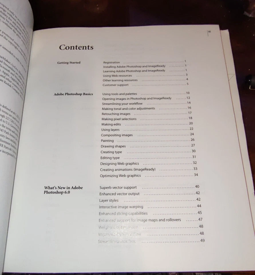 Adobe Photoshop 6.0 User Guide Book Instruction Manual Only (Shlf) - Image 2 of 4