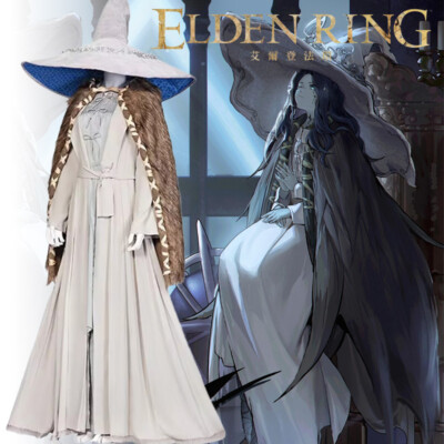 Elden Ring Game Ranni the Witch Cosplay Costume Full Set with Cloak Halloween