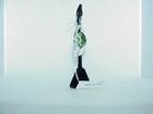 QVC Steel By Design Stainless Steel Oval Dangle Green Prism Earrings $99 New Box — photo 7