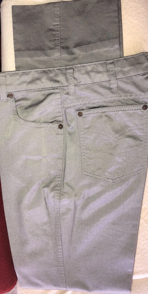 JEANS DE ESTANHO RARO OOAK 1978 GEOFFREY BEENE. VOCÊ NÃO ENCONTRARÁ OUTRO PAR ONLINE! - Imagem 3 de 3