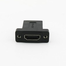 HDMI-compatible Female to Female Socket Panel Mount Adapter Extender for HDTV