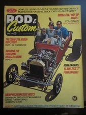 Rod & Custom Magazine May 1971 John Kaiser's Flawless T Four Banger (AI)