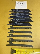 10Pc Reciprocating Saw Blade Sawsall Rockwell And Stanley Made In USA