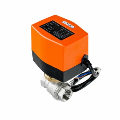 FSA Motorkugelhahn Edelstahl 1.4301 2-wege PN20 bis 130°C 1/2-''1''
