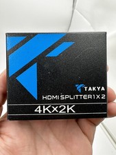 Takya HDMI Splitter 1 X 2 4KX2K No Cables Or Attachments Untested