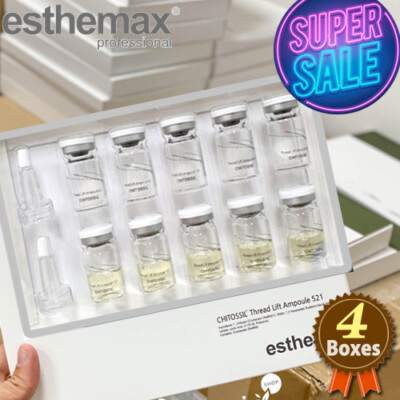 ESTHEPRO Chitossil Thread Lifting Ampoule 4 BOX Firming & Anti-Aging Ampoule Set