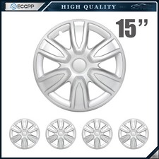 Eccpp Set Of 4 Universal Wheel Cover Snap On Hub Caps For R15 Tires 15 Inch Only