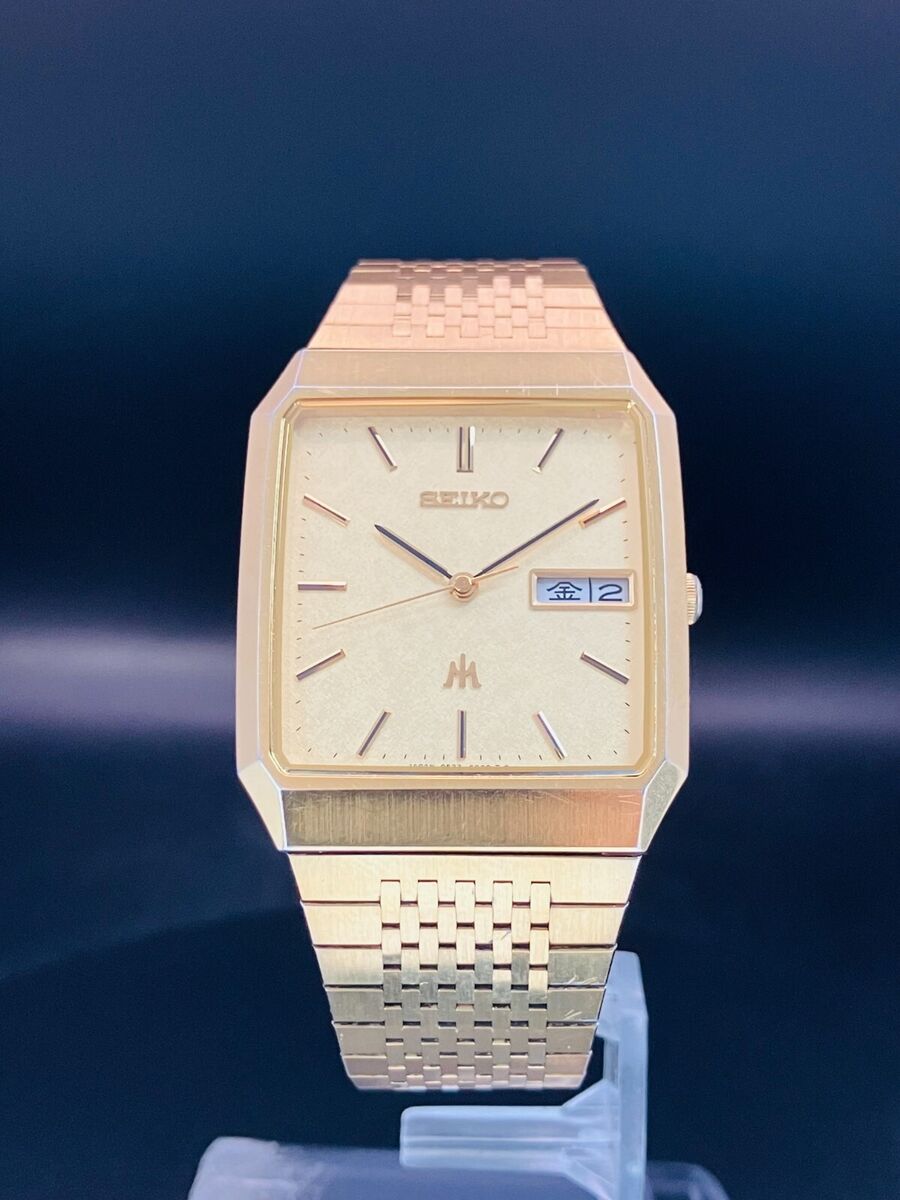 SEIKO WATCH MAJESTA 9533-5020 ANTIMAGNETIC QUARTZ GOLD DAY SEIKO WATCH MAJESTA 9533-5020 ANTIMAGNETIC QUARTZ GOLD DAY