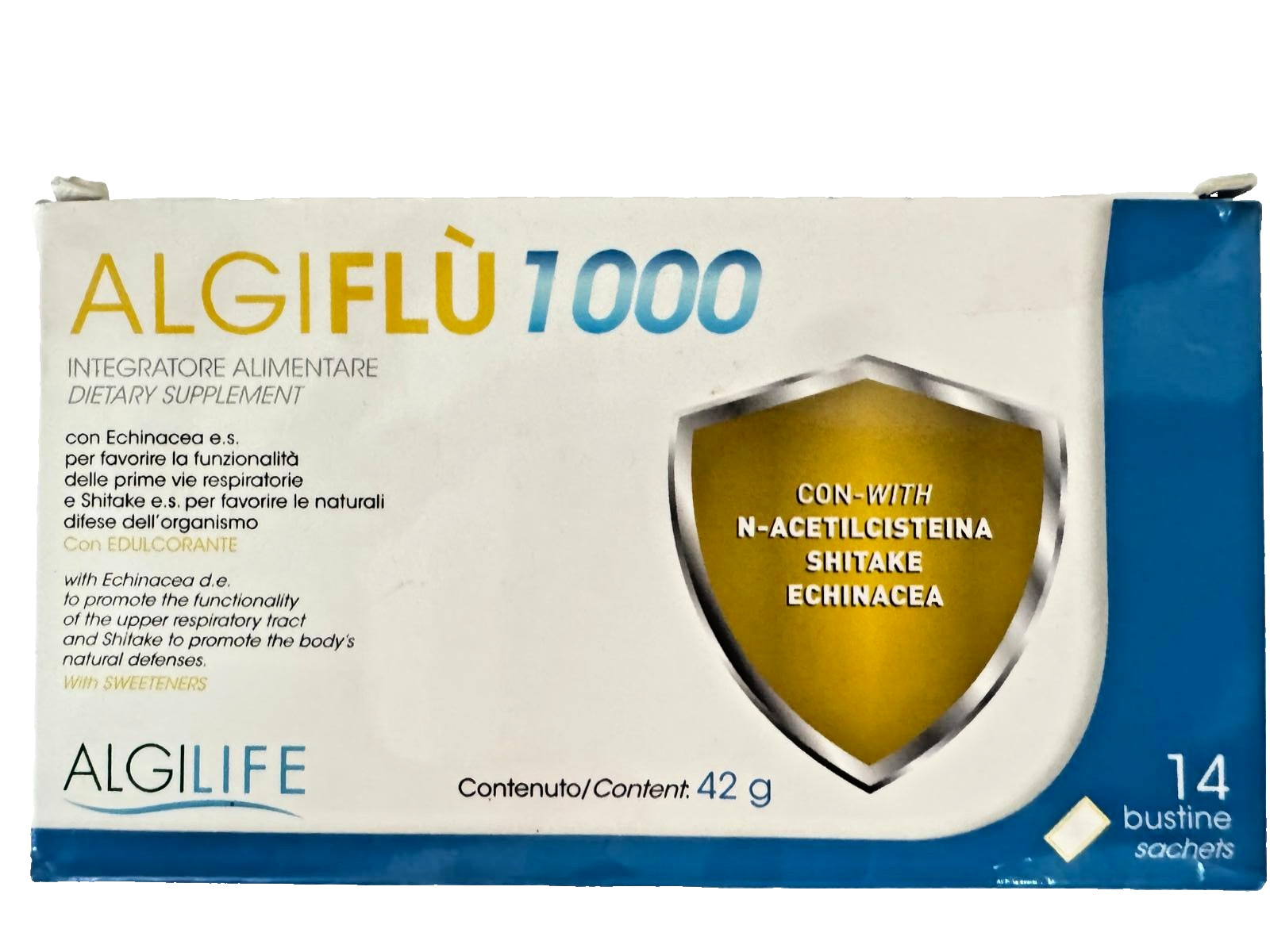 Algilife Srls Algiflu'1000 14 Bustine - Immagine 2