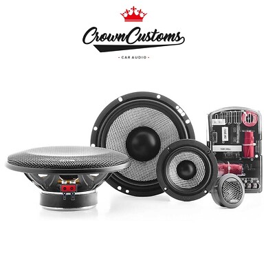 160 W 6,5'' 3-WEGE KOMPONENTEN LAUTSPRECHERSYSTEM FOCAL 165 AS3 AUTO AUDIO KLANGQUALITÄT