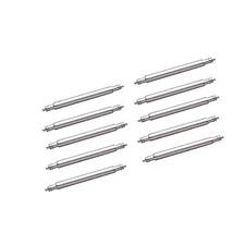 Watch Band Spring Bars Pins 10mm-28m Stainless Steel (10 Pcs) Thick 1.78mm 