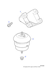 Jaguar Genuine C2P20052 Engine Mounting Fits XK 2006-2014 (From B00379)