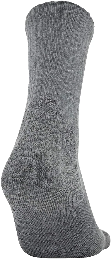 Under Armour, Hitch Cushion Pitch Gray, Crew Socks, Size Men's 4-8, Womens 6-9 - Image 3 of 3