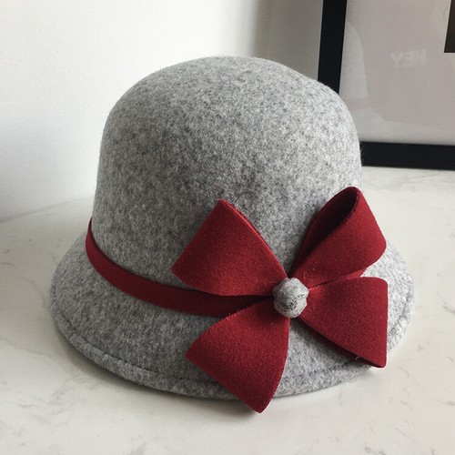 Fascinator Hat Bowler Hat Bucket Wool Crushable Vintage Flower Cloche Round Hats - Picture 14 of 93
