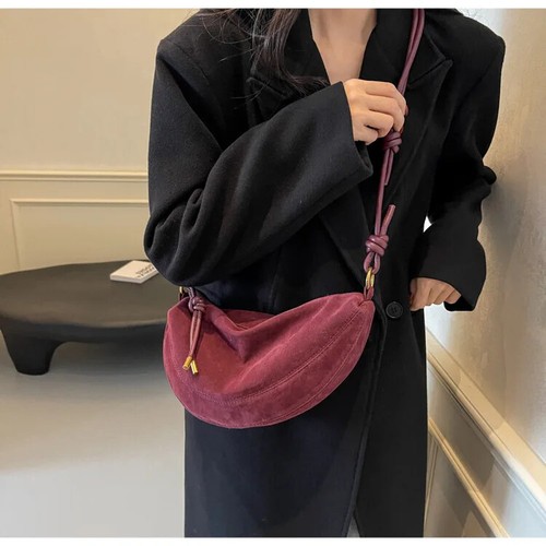 Bolso de Hombro de Gamuza para Mujer 2025 Venta Caliente Bolsos Bandolera Individuales Bolsos Dulces - Imagen 22 de 27