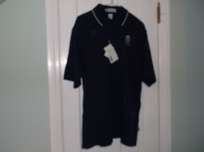 Intel Core 2 Quad~Intel Inside Polo/Golf Shirt (XL) Navy Blue SS ~ NWT