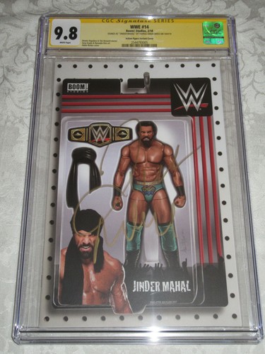Boom Studios CGC SS 9.8 2019 NYCC WWE #14 Signed by Jinder Mahal  - Picture 1 of 10