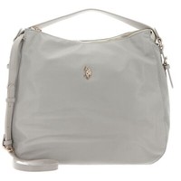 U.S. Polo Assn. Houston Hobo Bag L Schultertasche Tasche Light Grey Hellgrau Neu