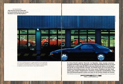 Porsche Advertising - Advertising Advertisement Original Advertising 1987 (3)