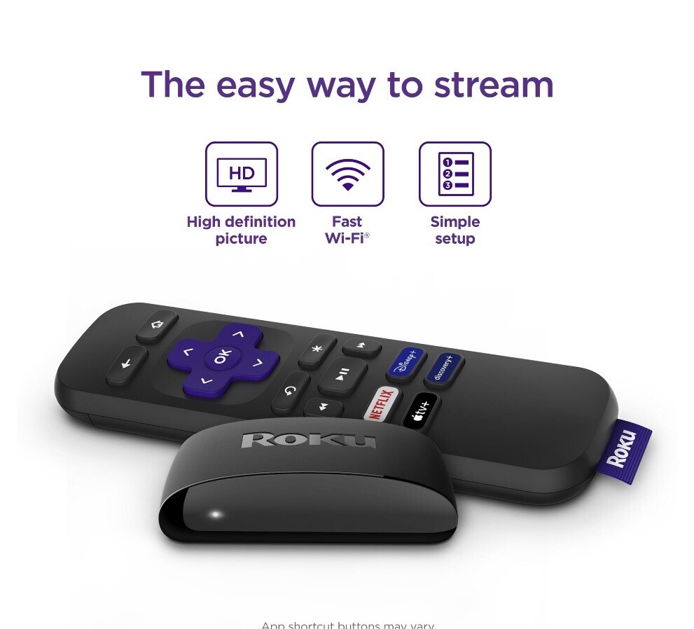 Roku Express HD Streaming Media Player Black 829610003252 eBay