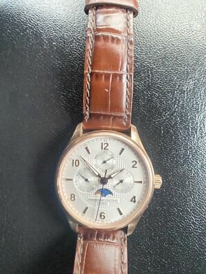 Frédérique Constant Men Leather Watch 