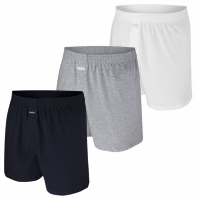 1 AMMANN Herren Boxershorts mit Eingriff Pants 100% Baumwolle klassisch bis 6XL
