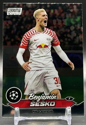 2023-24 Topps Stadium Club Chrome #30 Benjamin Sesko RB Leipzig | eBay