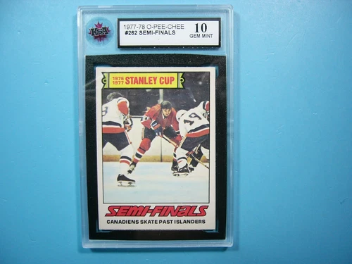1977/78 O-PEE-CHEE HOCKEY CARD #262 SERGE SAVARD BRYAN TROTTIER KSA 10 GEM OPC