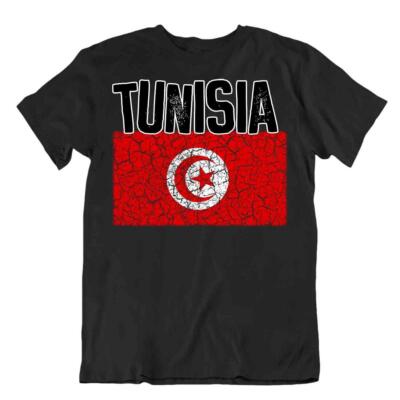 Tunesien Flagge T-Shirt Reise-Andenken Geschenkidee Patriot Tourismus Tradition
