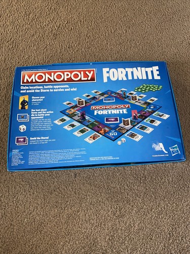 Monopoly Fortnite Edition Board Game Video Game Ages 13+ Some New Pieces - 第 6/12 張圖片