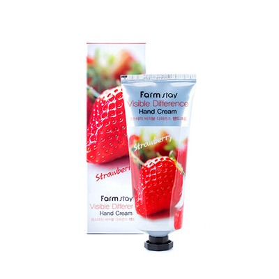 8809338560031 Visible Difference Hand Cream krem do rąk Truskawka 100ml FarmStay