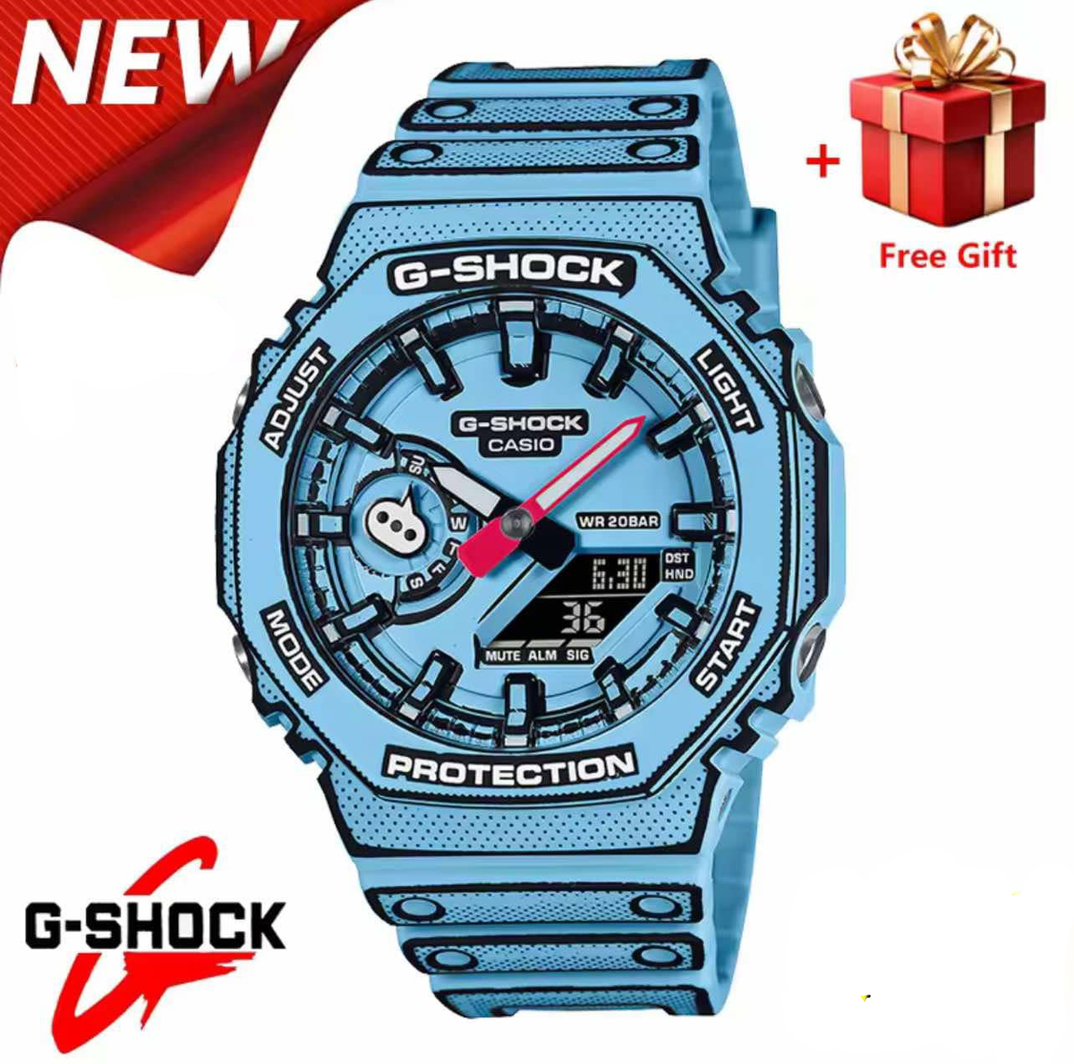 新品】CASIO G-SHOCK GA-2100MNG-2AJR MANGA