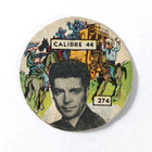 Vintage 1961 Tales of West Fargo Figuritas Lejano Oeste Argentina Disc Card #274
