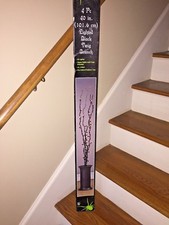 Halloween Spooky IN BOX Lighted Black Twig Branch 30 lights 3 Foot 42 inches