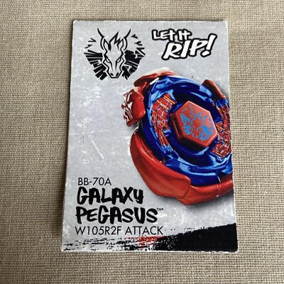 Galaxy Pegasus W105R2F Beyblade Metal Masters Hasbro BB-70A W
